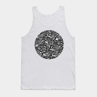 Texture zebra sea Tank Top